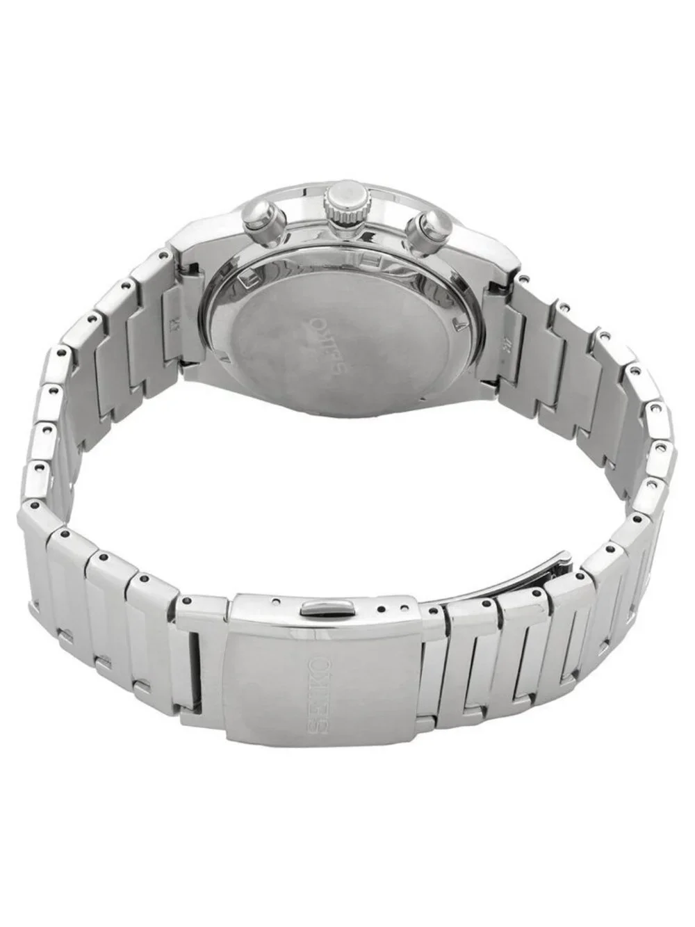 NWT Seiko Sport Chronograph Quartz Grey Dial Men's Watch